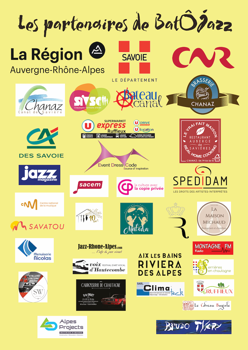 Partenaires de BatÔjazz en 2025 A2 partenaires 2025